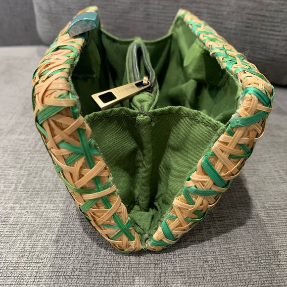 Serpui Marie Straw Clutch